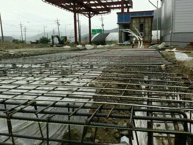 평창진부농협세차장 스텐파이프히터 시공